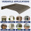 3PCS Window Door Canopy Fixed Awning Porch UV 7
