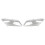 2Pcs Front Headlight Cover Transparent Lampshade  Light Lens for   2012-2015 1