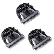 3X Schwarzes Keramik Titan Messer Haustier Hunde Haar Schneider Klingen Kopf für BaoRun P2 P3 P6 P9 S1 LILI ZP-295