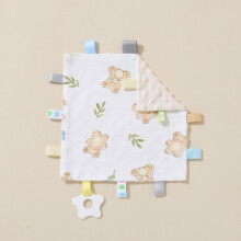 (Little Bear)Piumino morbido giocattolo per bambini e tessuto con dentiera per lenire quotidianamente