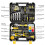 108PCS socket wrench set carbon steel Carrying Case 9