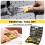 108PCS socket wrench set carbon steel Carrying Case 4