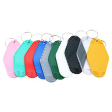 Key Tags 10 Pcs Motel Hotel Sublimation Blank Keychain Rhombus Vintage Ornament Heat Transfer Keychain