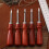 5 Beech Handle Leather Edger Hand DIY Leather Carving Tools Chamfering Shovel  Thinning 3