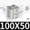 Pneumatic Cylinder SDA 100 Bore Series Double Acting 50mm Stroke Compact Thin Air Cylinders 6