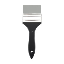 Silicone Color Shaper Brush Wide Firm Flat Silicone Paint Brush Flexible Acrylic and Water Based Painting Tool, 3 Inches
