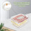 4 Layer Lunch Meat Container for Refrigerator Organizing Bacon Storage Container Refrigerator Food Storage Box Fridge 2