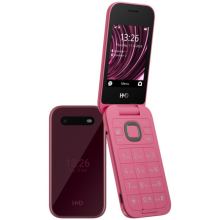 HMD 2660 4G Basic Flip Feature Phone Raspberry Red