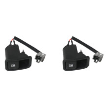 2X Black Fuel Tank Cap Fuel Gas Door Release for Santa Fe 2007-2009 93555-2B000WK