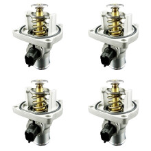 4X Car Engine Coolant Thermostat Assembly + Housing for Aveo Cruze Sonic 96984104 55578419
