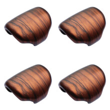 4X ABS Peach Wood Grain Gear Lever Shift Knob Cover Trim for  CR-V CRV 2017-2020