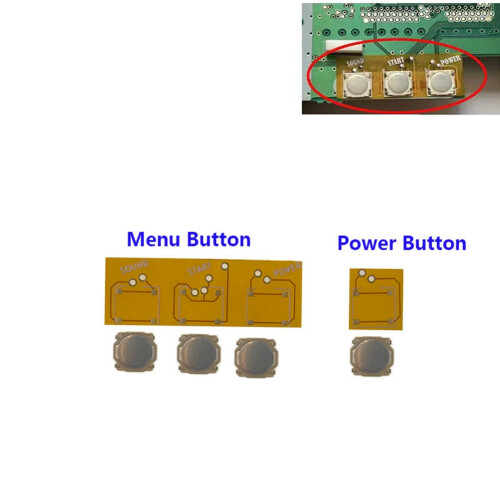 10pcs for Wonder Swan Color Menu Button DIY Power Button Replacement for Console Repair and Customization Menu Button 2