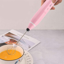 Electric Handheld Milk Frother Electric Blender with USB Electrical Maker Whisk Mixer for Milk Frother Cappuccino,B