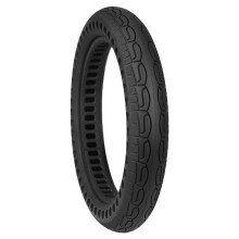 2X Black 14x2.125 Single Row Hole Inner Stripe Honeycomb Tire Foldable Electric Motorcycle Electric Bicycle Tire