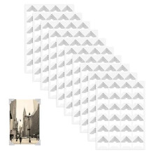 720 Pieces Photo Corners for Scrapbooking, Gold Photo Corner Stickers, Self-Adhesive Photo Mounting Corners,Silver
