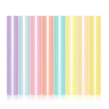 Pastel Iron- Vinyl Bohemian Heat Transfer Vinyl Set, 8 Pastel HTVs for T-Shirts, Apparel, Easy to Cut & Weed