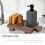 Wood Pedestal Soap Stand Rectangular Soap Riser Bathroom Soap Dish Shampoo Holder Tray 6