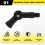 Universal Joint Angle Adaptor for Telescoping Extension Pole, ( Only, No Pole) for Window Cleaning, Gutter Cleaning 3