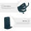 1Adhesive Towel Hooks Rack ABS , Draaibaar En 4