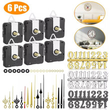 30 Stuks 22 mm Kwarts DIY Wandklok Bewegingsmechanisme Set met 8 Verschillende Paren Wijzers DIY 30 Klokcijfers Bewegingsset