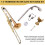 2X Trombone Water Gate Key Bond Trombone Water Gate Key Replacement Gate Valves Trombone Drain Valves 6