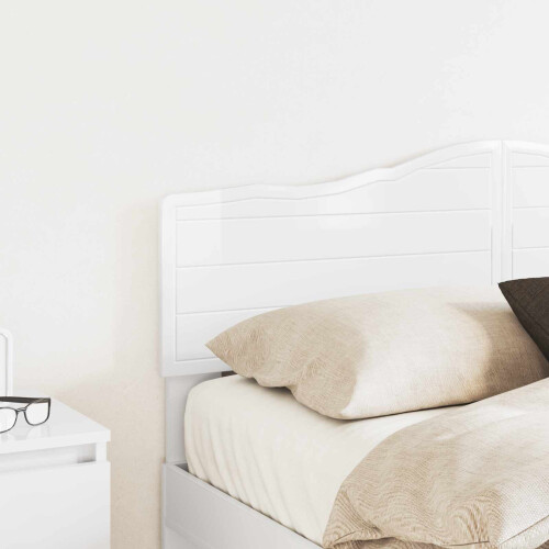 VidaXL vidaXL Headboard Gloss White Engineered wood 2