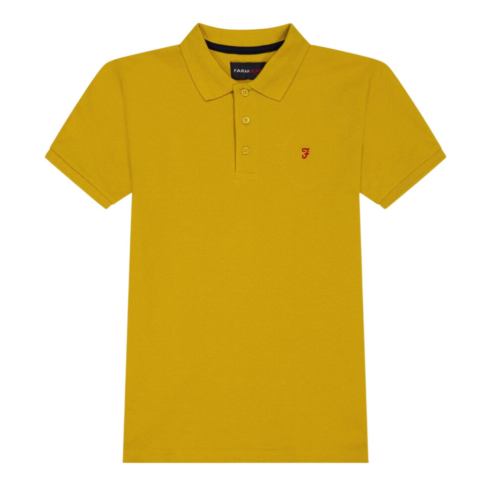 Farah (6-7 Years, Yellow) Childrens/Kids Bugsworth Polo Shirt