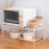 Kitchen Shelves, Cabinet Organization  Storage Shelf, White 4