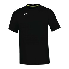 (L, Black) Mizuno Mens Core Short-Sleeved T-Shirt