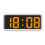 Digital Alarm Clock Simple LED Clock Large Screen Digital Clock Bedroom Bedside Clock Orange 2