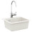 VidaXL vidaXL Sink White 470 x 440 mm Granite 5