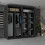 MN Furniture Double Sliding Doors Mirrored Wardrobes Black 203cm 3