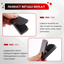Sunglass Holder for Cart Sunglass Holder Clip Accessory Eyeglass Clip Universal