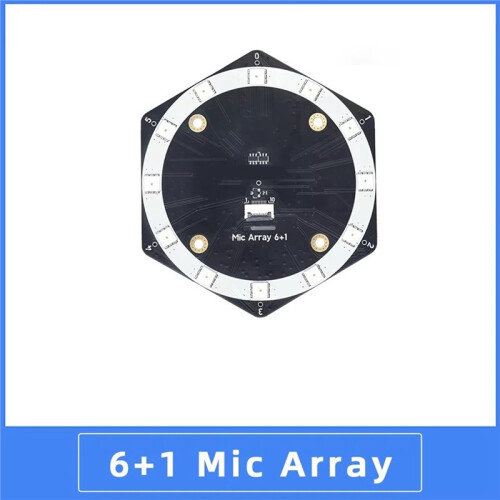 6+1 Mic Array Sound Source Localization Beamforming USB Driver-Free Sound Card Microphone Array 1