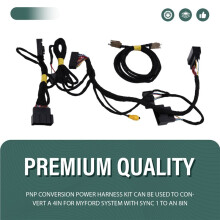 4in to 8in PNP Conversion Harness HC3Z 19A387 B Replacement for Fusion SYNC 1 to SYNC 3 System