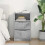 VidaXL vidaXL Bedside Table Concrete Grey 40 x 30 x 467 cm Engineered Wood 4