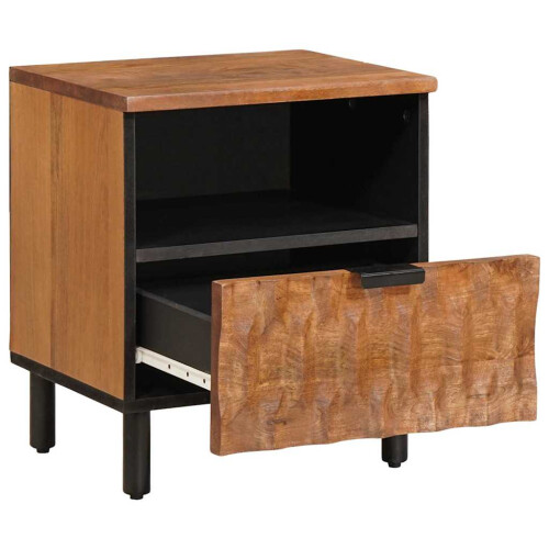 VidaXL vidaXL Bedside Cabinet 2 pcs Brown 40 x 33 x 46 cm Solid Mango Wood 2