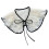 Delicate Floral Embroidery Detachable Neckpiece Adjustable Strap 1