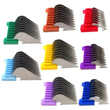 Electric Clipper Limit Comb Set for Waldorf ARCO 1854 Pet Shaver Animal Stainless Steel 8-Color Hair Guide Comb Set