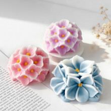 Hydrangea Shaped Silicone Mould For Home Candle Crafting-F671