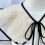 Delicate Floral Embroidery Detachable Neckpiece Adjustable Strap 10