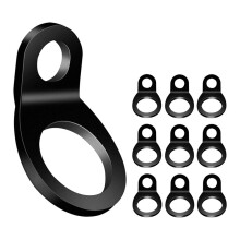 Tie Down Strap Rings Tie-Down Anchors Hooks Stainless Steel Lashing Rings for Tiedown Attachment 10pcs