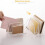 Acrylic Mail Letter File Holder Folder Organizer for Desk, 2 Sections Clear Countertop Small Document Notebook Organizer 5