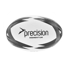 (5, White/Black/Grey) Precision Momentum Rugby Training Ball