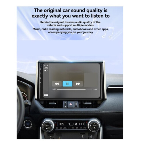Carplay Box Sem Fio 2 em 1 Conectar e Usar com Interruptor/Caixa de Interconexão de Navegação Sem Fio 2