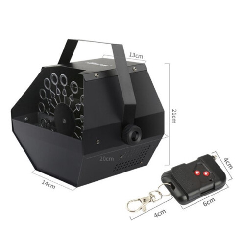 Bubble Machine with Remote Control Automatic Bubble Machine for Weddings Festivals DJ Parties EU Plug 1