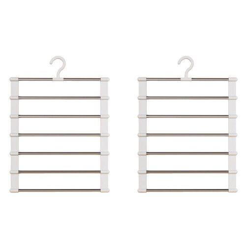 Multi-Functional Multi-Layered Home Pants Hanger, Non-Scratch, Anti-Slip, Special for Pants Storage, Folding Pants Clip