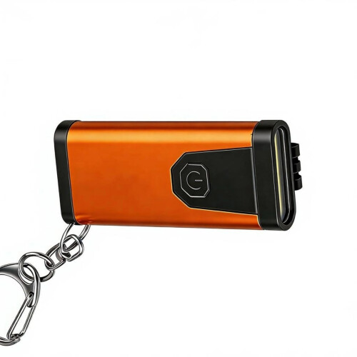 LED-Taschenlampe für den Außenbereich, tragbar,-Orange