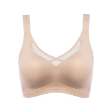 Breathable Smooth Fit No Underwire Bralette No Show-Color L