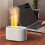 Flame Diffuser with Dynamic Lighting Intelligent Control 7-Hole Streamer Humidifier for Desktop Bedroom Gray 8